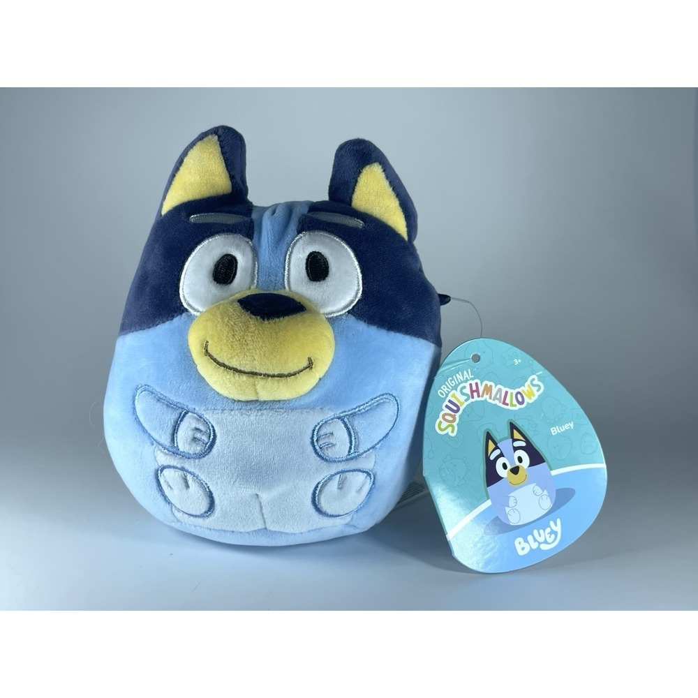 Bluey Squishmallow 8" Plush Original Squishmallows Bluey Dog BBC Kids LUDO‎ NWT